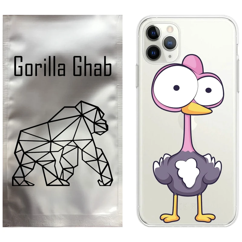 کاور گوریلا قاب مدل CLG کد 43 طرح شترمرغ مناسب برای گوشی موبایل اپل iPhone 11 Pro Max