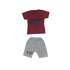 ست تی شرت و شلوارک بچگانه مدل AH19