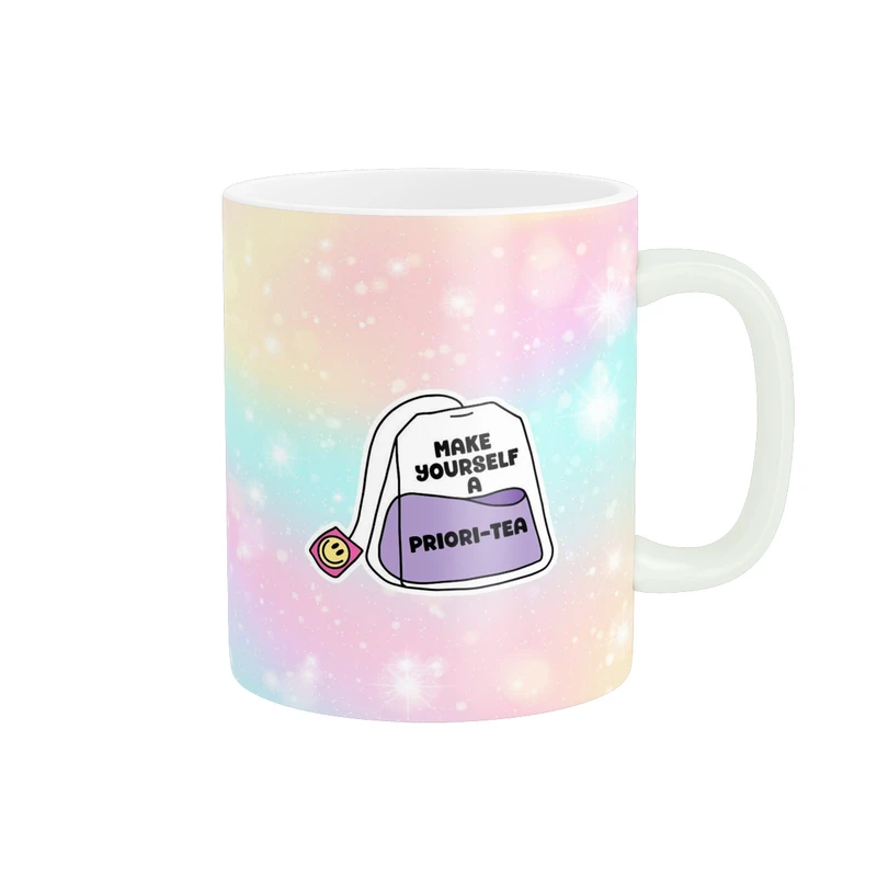 ماگ پاد آفرین مدل فانتزی و کیوت انگیزشی از قبل چایی درست کن کد 150