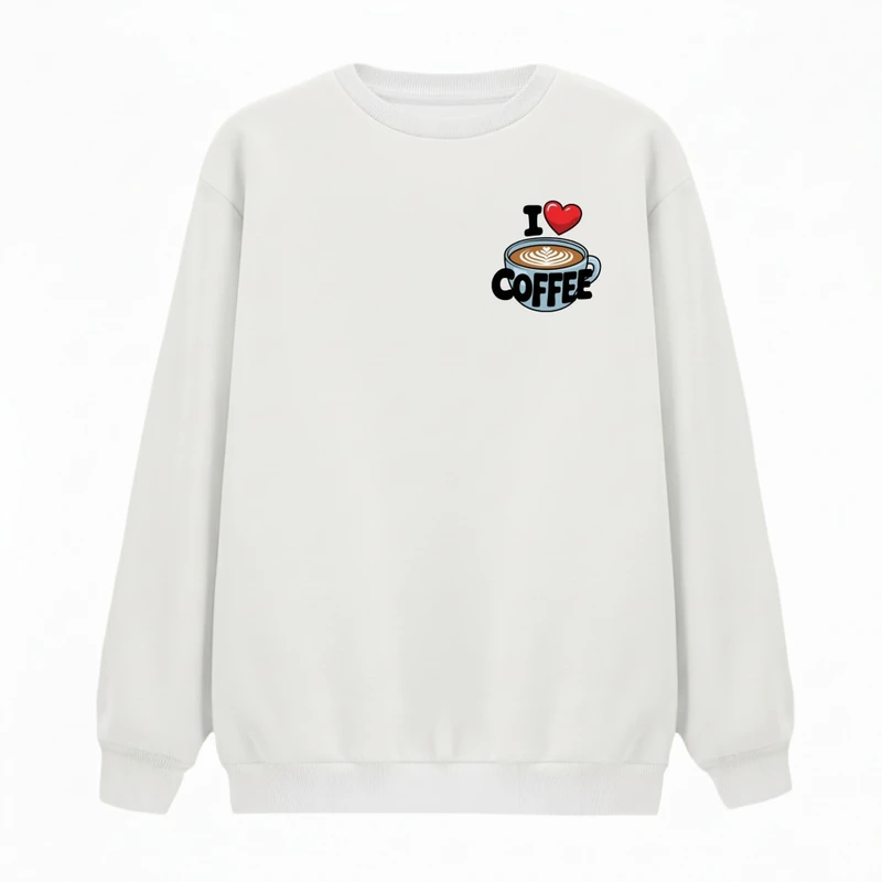 سویشرت زنانه مدل فنجان قهوه کد v6 