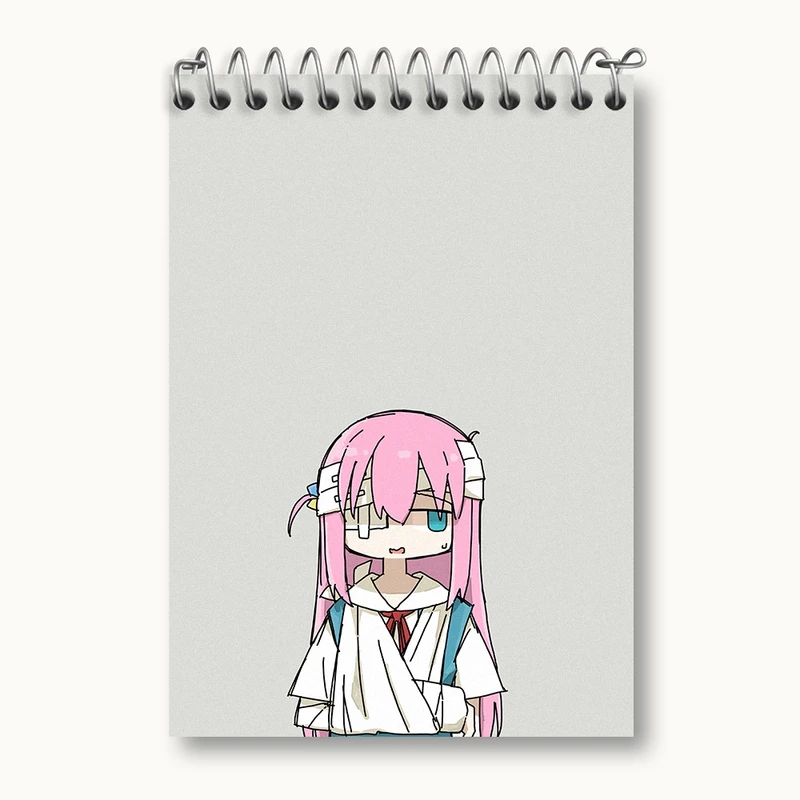 دفتر یادداشت 50 برگ خندالو مدل انیمه بوچی راک کد 31238