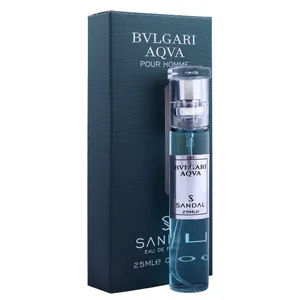 عطرجیبی مردانه صندل مدل بولگاری آکوا حجم 25 میلی لیتر