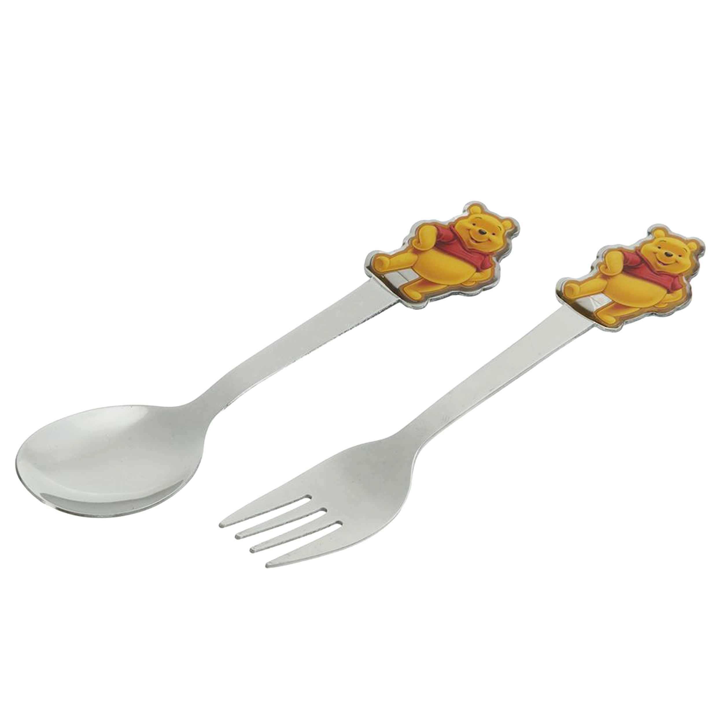 ست قاشق و چنگال کودک مدل خرس پو