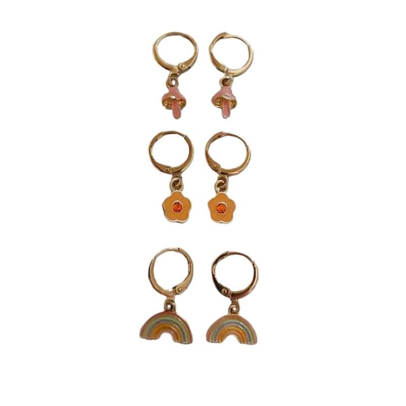 گوشواره زنانه آی ام مدل SMR 020 مجموعه 3 عددی