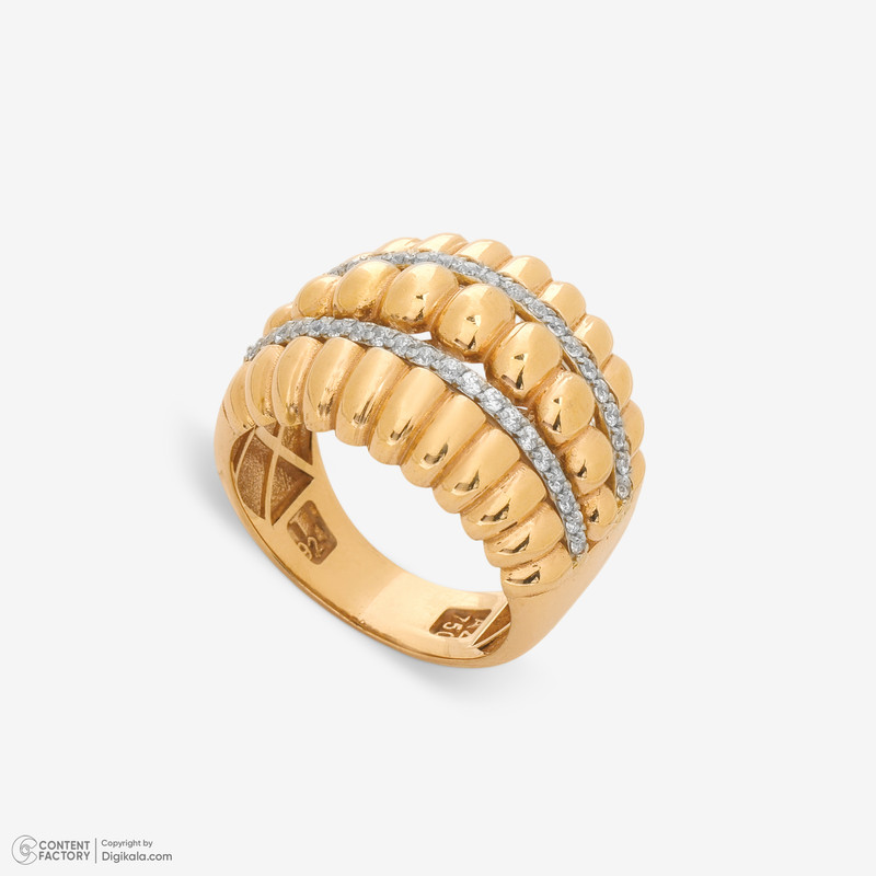 انگشتر طلا 18 عیار زنانه وی گالری مدل MK453 - 3