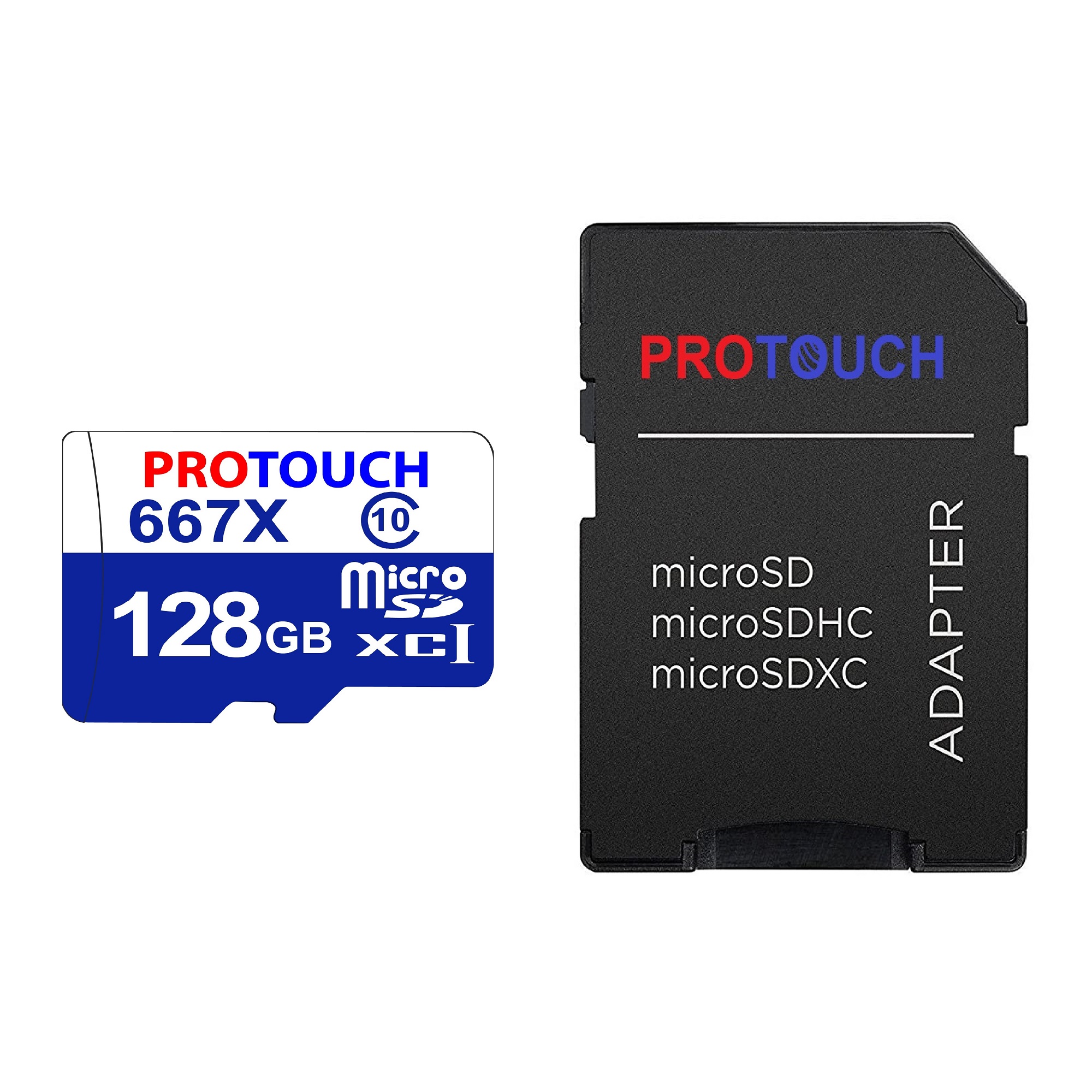 کارت حافظه microSDXC پروتاچ مدل ULTRA کلاس 10 استاندارد UHS-1 U3 سرعت 120MBps ظرفیت 128 گیگابایت به همراه آداپتور SD