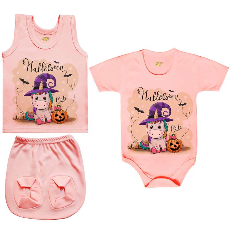 ست 3 تکه لباس نوزادی کارانس مدل PRSZS-3263