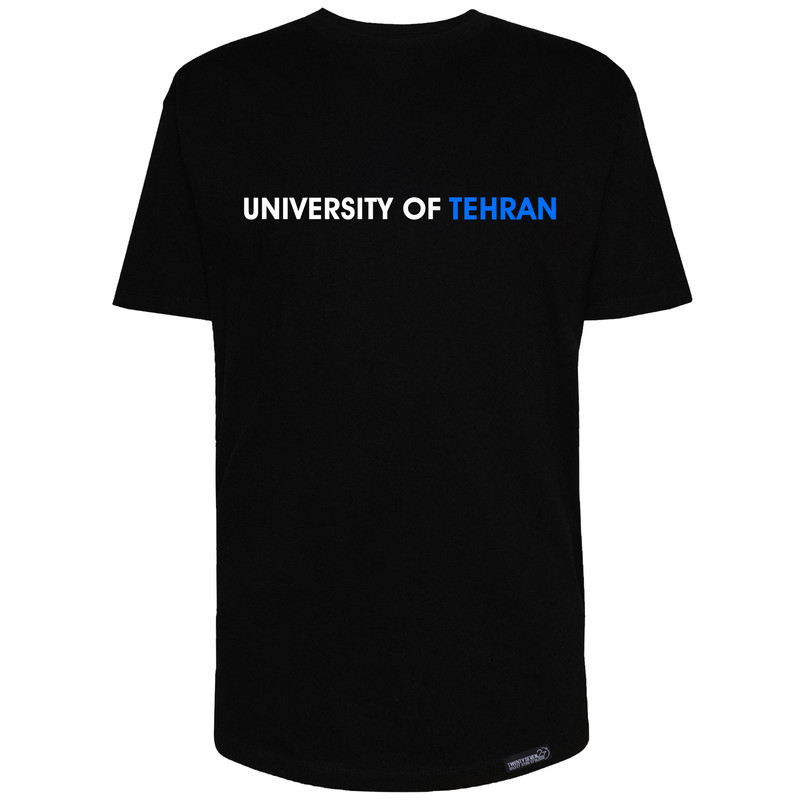 تی شرت آستین کوتاه مردانه 27 مدل University Of Tehran کد MH1493