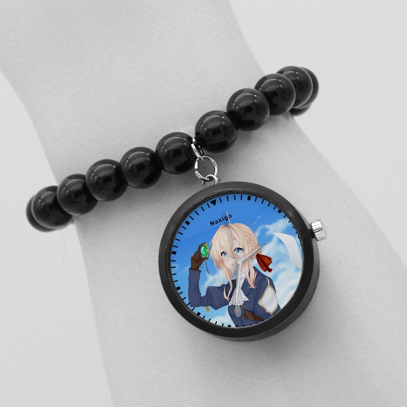 ساعت مچی عقربه ای ناکسیگو مدل Violet Evergarden کد BF13794 ساعت مچی عقربه ای ناکسیگو مدل Violet Evergarden کد BF13794