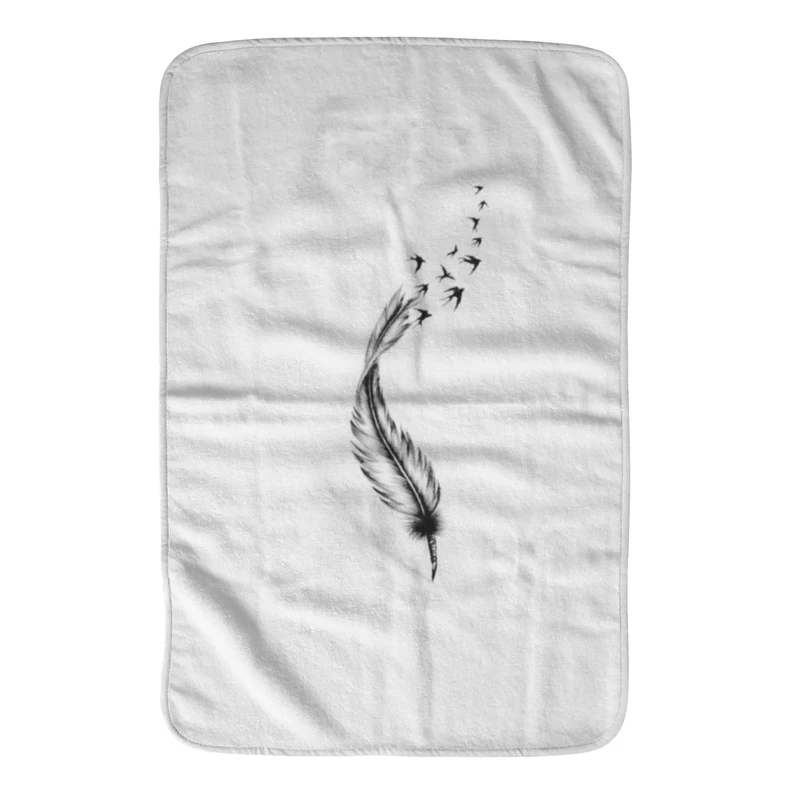 حوله دستی آی تمر مدل پر کد 34 سایز 53x37 سانتی متر
