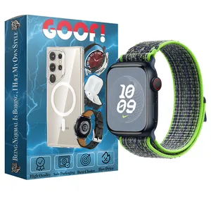 Goof Nylon NK Sport Strap Suitable for Apple Watch Series 1/2/3/4/5/6/7/8/9/SE/ULTRA/ULTRA 2 42/44/45/49mm