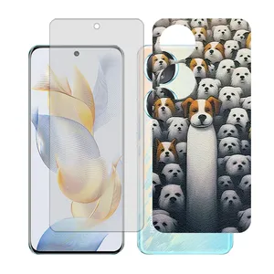Glass together model transparent screen protector suitable for Honor 70 mobile phone with back cover sticker
