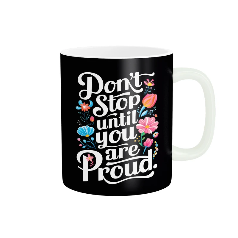 ماگ پاد آفرین مدل نوشته دار کد DKC958