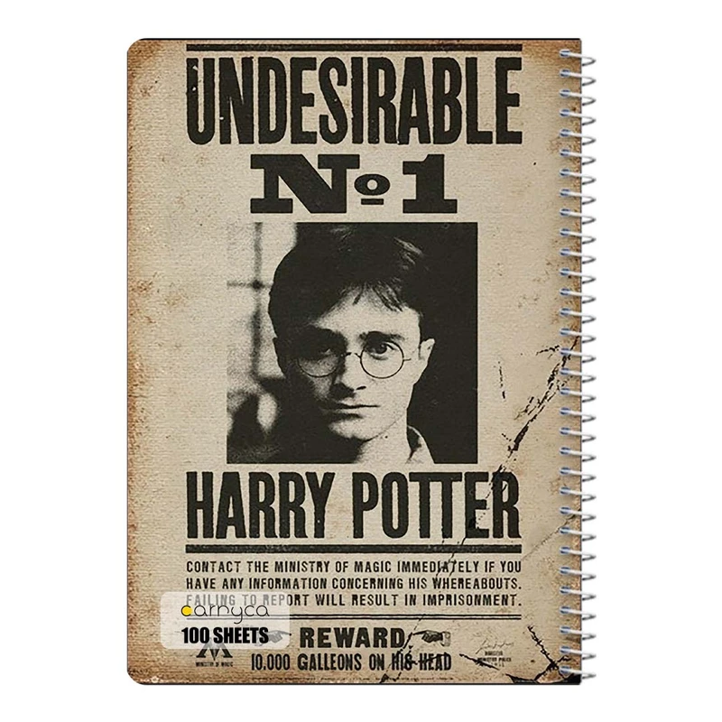 دفتر مشق 100 برگ سیمی کارنیکا طرح هری پاتر Harry Potter کد 44157