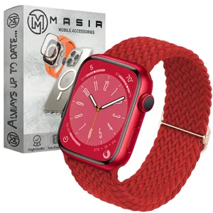 Masir Braided Solo Loop Strap suitable for Apple Watch Series 1/2/3/4/5/6/7/8/9/SE/ULTRA/ULTRA 2 42/44/45/49mm