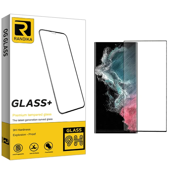 محافظ صفحه نمایش شیشه ای راندیکا مدل RK FLGL مناسب برای گوشی موبایل سامسونگ Galaxy S23 Ultra