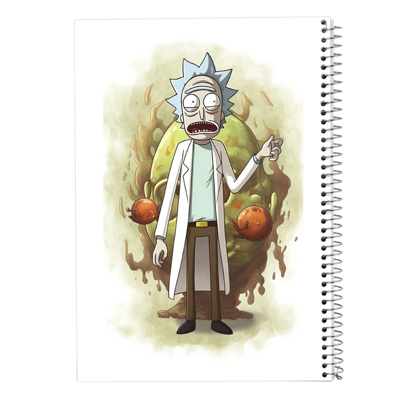 دفتر لیست خرید 50 برگ مدوپد مدل ریک اند مورتی rick&morty کد DF10887