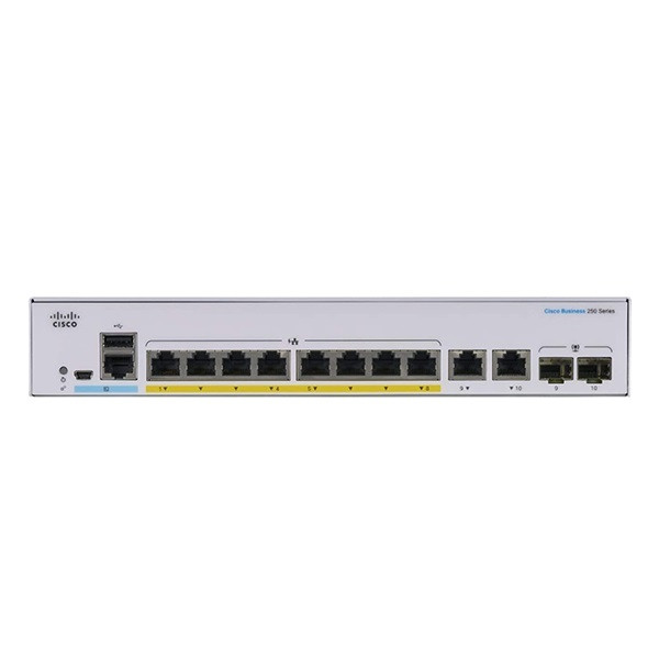 سوئیچ 8 پورت سیسکو مدل CBS250-8T-E-2G
