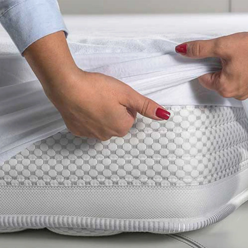 عکس شماره 3 : محافظ تشک ضد آب نیکیا مدل niki76 دو نفره سایز 160×200 سانتی متر