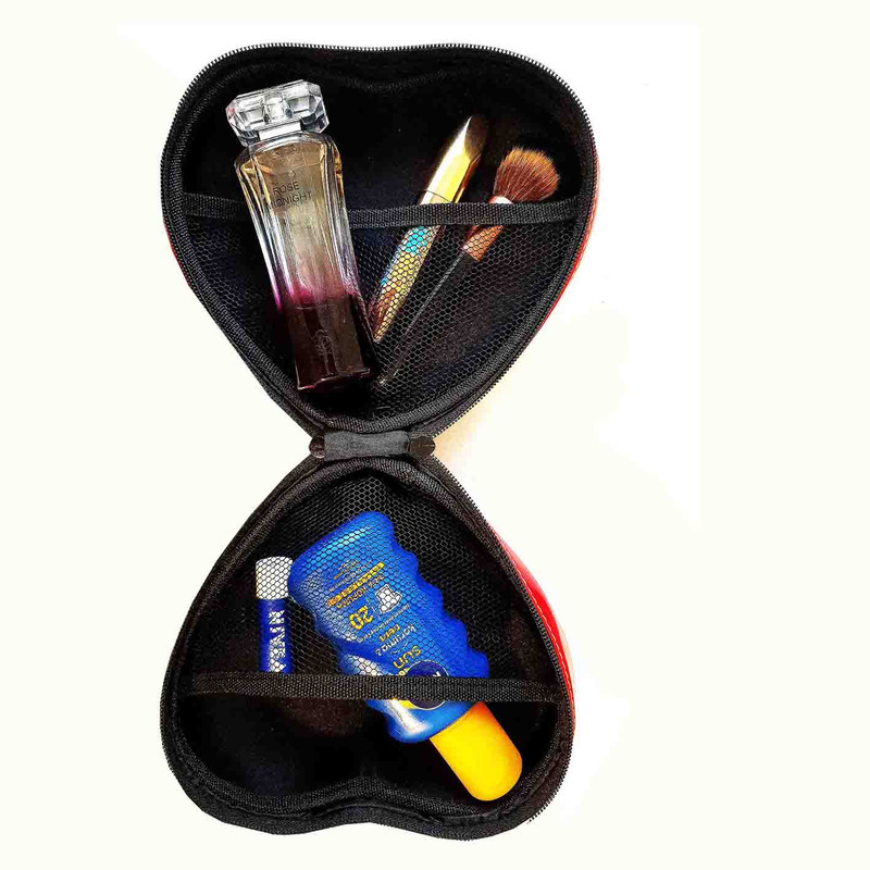 کیف لوازم آرایش مدل قلب