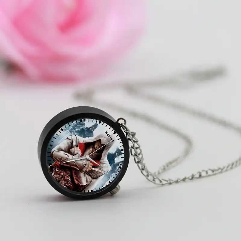 ساعت گردنبندی عقربه ای ناکسیگو مدل اساسینز کرید کد NF12773