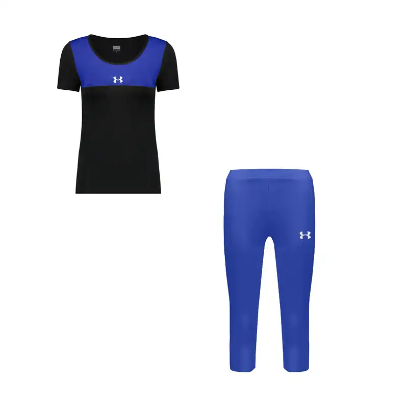 ست تی شرت و شلوارک ورزشی زنانه مدل R3101-710102