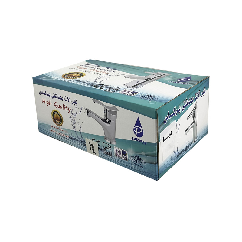 شیر روشویی پرکاس مدل دیبا کد 01