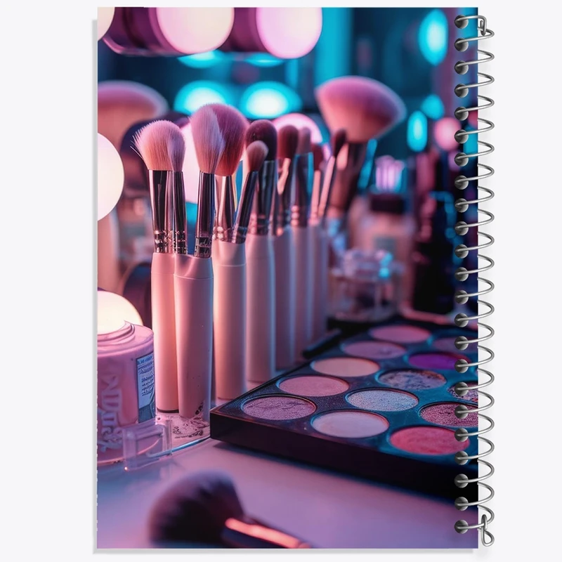 دفتر لیست خرید 50 برگ خندالو طرح آرایشگر و میکاپ آرتیست کد F1912