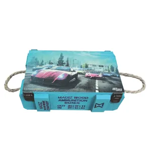 جعبه هدیه طرح need for speed مدل جعبه مهمات  کد 01