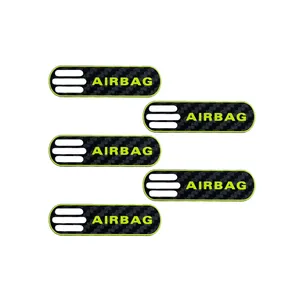 برچسب خودرو طرح ایربگ کد 10806D مناسب برای پژو 206 بسته 5 عددی