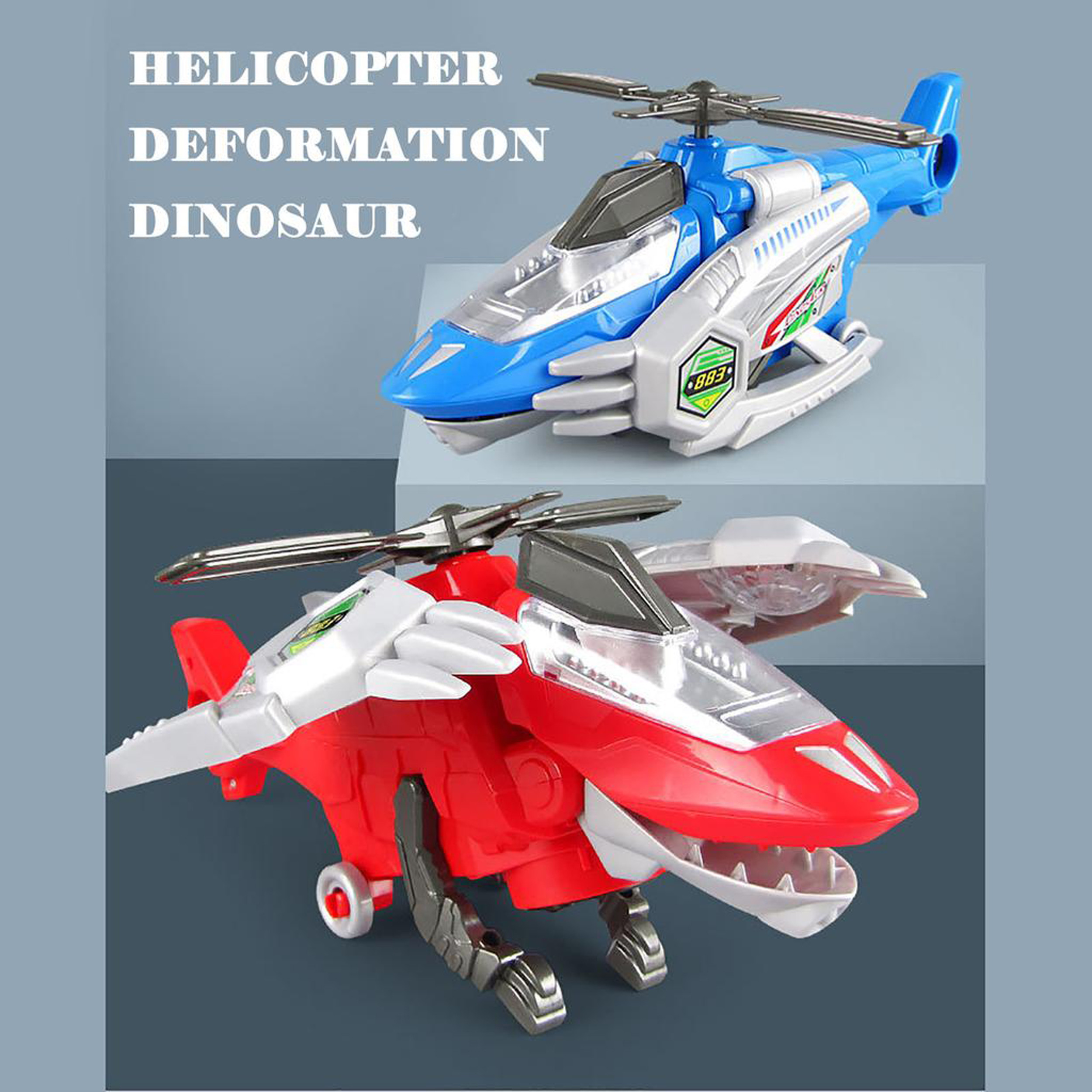 هلیکوپتر بازی مدل دایناسور تبدیل شونده