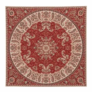 رومیزی ترمه طرح نسترن کد 02