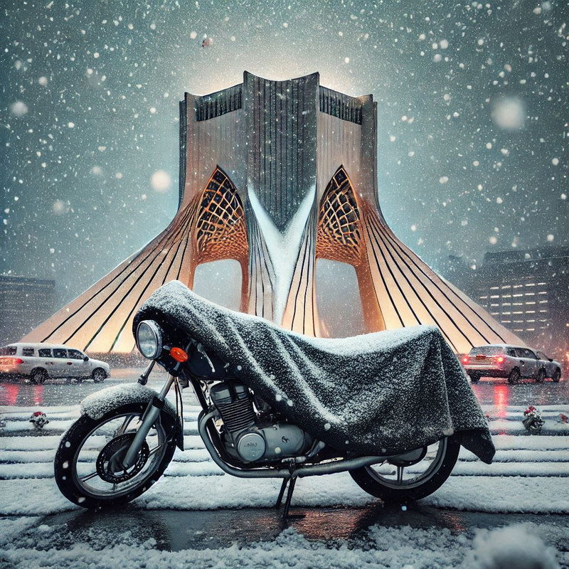 چادر موتور سیکلت رویال اسپرت مدل ضدآب مناسب برای یاماها Aerox 155