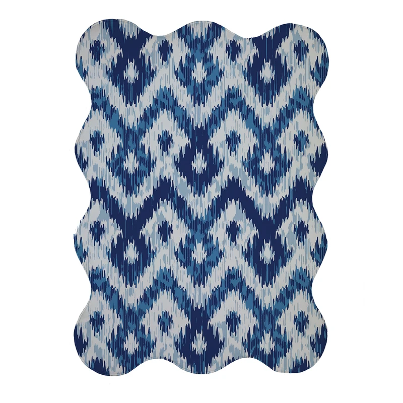 پادری مدل دالبر طرح آبرنگی کد 9110 سایز 80x110 سانتی متر 