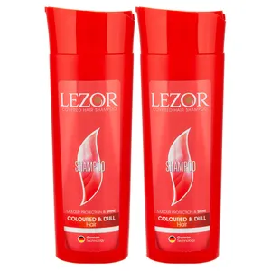 شامپو موهای رنگ شده لزور مدل RE03 حجم 400 میلی لیتر مجموعه 2 عددی