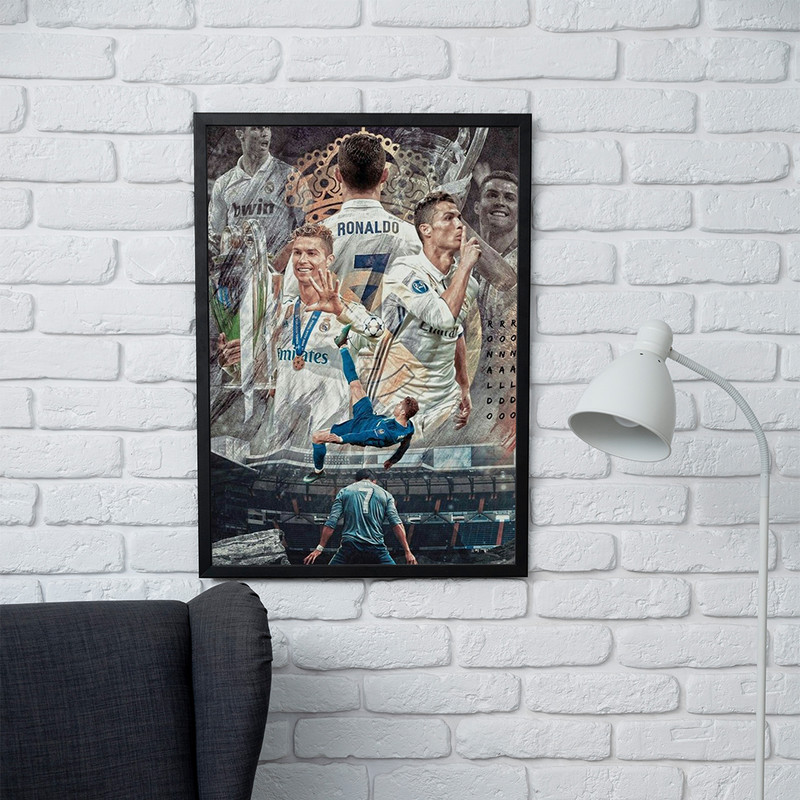 تابلو مدل دیواری طرح رونالدو | Ronaldo کد FD440