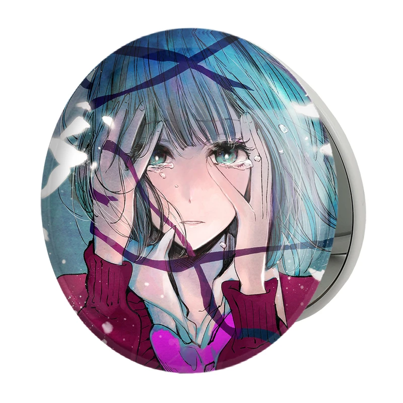 آینه جیبی خندالو طرح آکانه انیمه اوشی نو کو ستاره من Oshi No Ko مدل تاشو کد 27481 