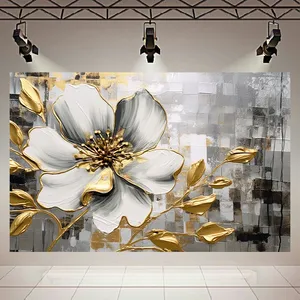 تابلو بوم طرح برگ های مدرن  کد AR30845