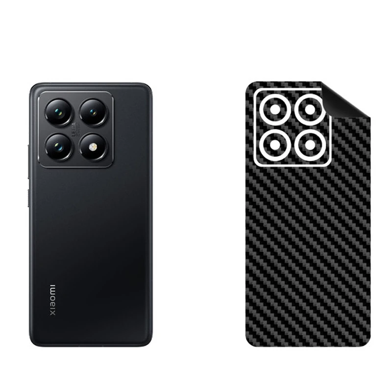 برچسب پوششی بستور طرح کربن مدل BT-Fiber طرح فیبر کربن مناسب برای گوشی موبایل شیائومی 14T Pro