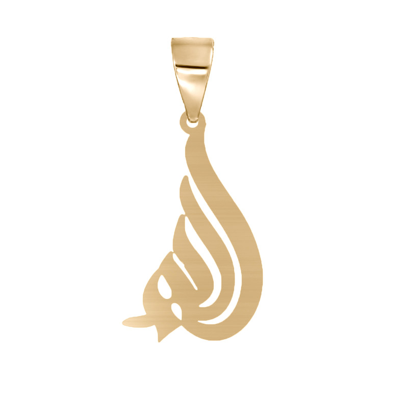 آویز گردنبند نقره مدل الله