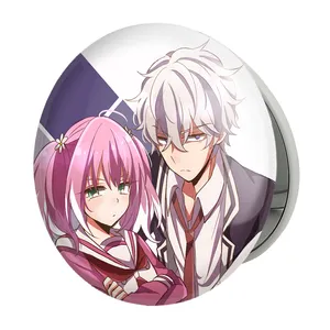 آینه جیبی خندالو طرح نانا و کیویا انیمه نانای بی استعداد مدل تاشو کد 23797 