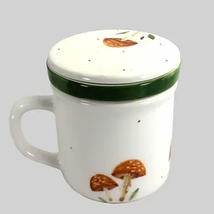 ماگ دمنوش ساز سرامیکی طرح قارچ کد sad-21