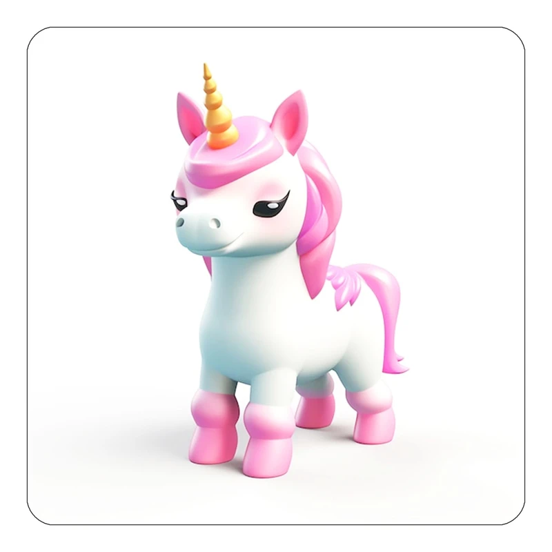 مگنت کاکتی طرح اسب تک شاخ و یونیکورن مدل mp28910