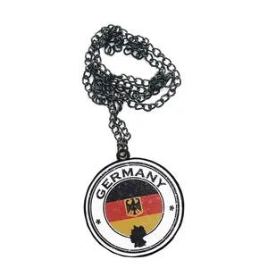 آویز تزئینی خودرو طرح پرچم آلمان مدل A5