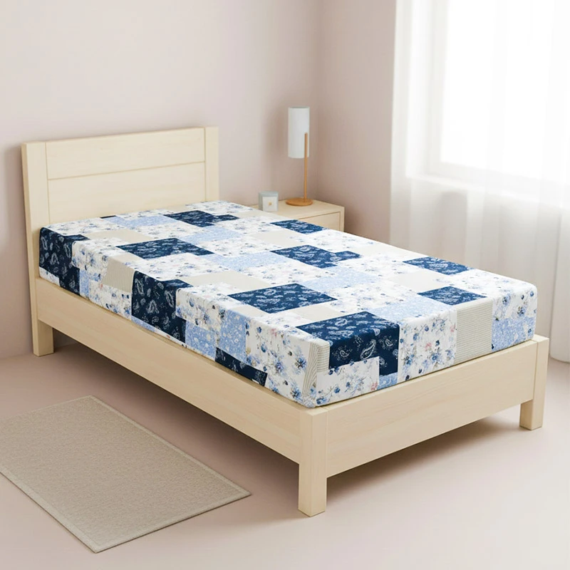 ملحفه آدنو مدل چهل تکه کد CH110 یک نفره سایز 120x200 سانتی متر