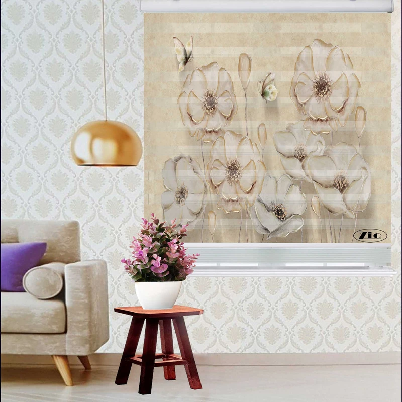 پرده زبرا زیو کد 3D1103 سایز 150x150 سانتی متر