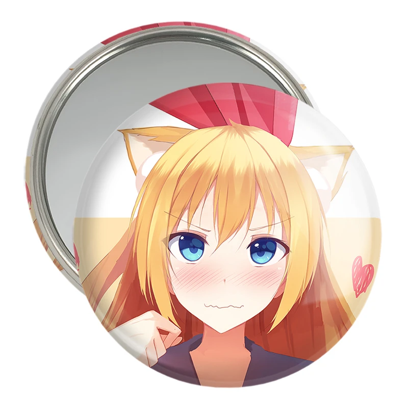 آینه جیبی خندالو مدل انیمه عشق دروغین  کد 17194