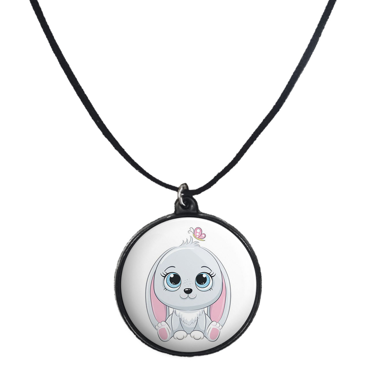 گردنبند پرمانه طرح حیوانات کیوت کد pmb.21504 مدل دو طرفه