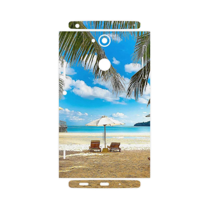 برچسب پوششی ماهوت مدل Beach-FullSkin مناسب برای گوشی موبایل سونی Xperia XA2