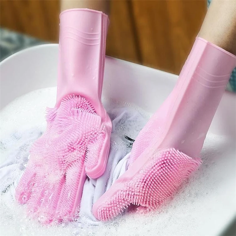 عکس شماره 9 : دستکش نظافت مدل سیلیکونی کد 1914